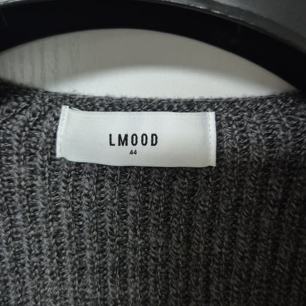 엘무드 브룩 가디건 44사이즈 트위드그레이