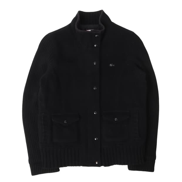 라코스테 플랩포켓 버튼 울 자켓