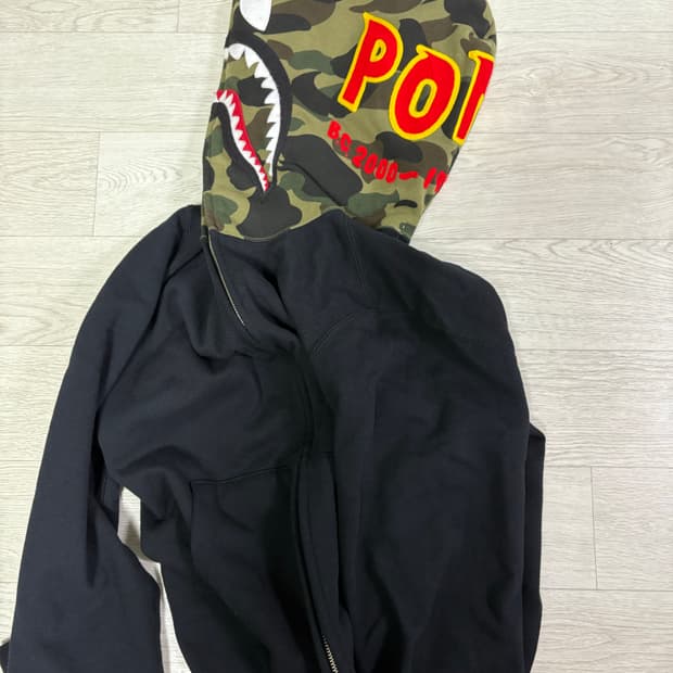 베이프 ponr 샤크후드집업