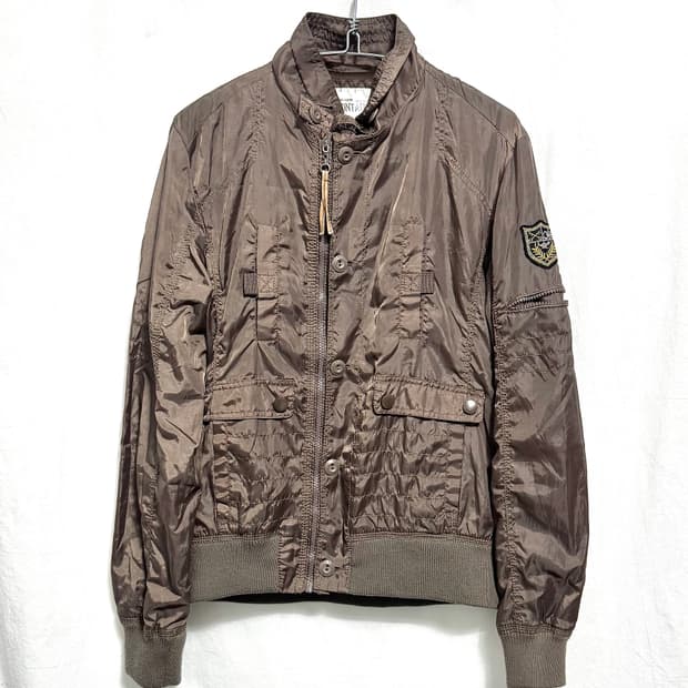 Brown windbreaker jacket 