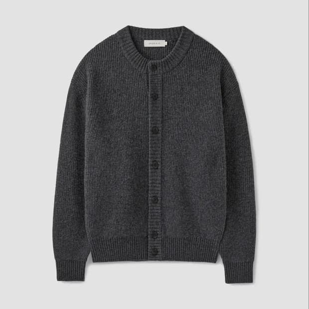 유니온블루 유블 스트럭처 가디건Xl 차콜