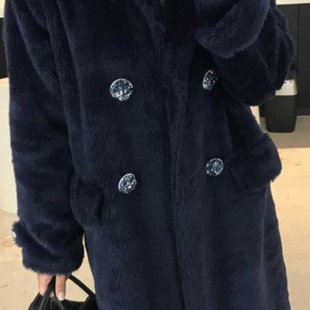 르꼬르망 양털 퍼코트