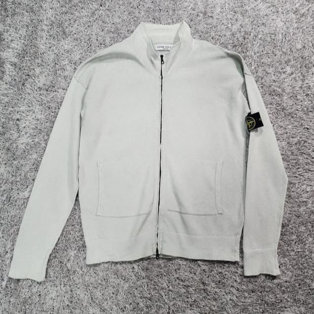 스톤아일랜드 니트 집업 자켓 LX