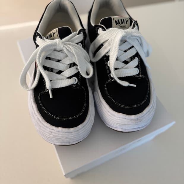 메종 미하라 야스히로 스니커즈 올리버 캔버스 로우탑 41 사이즈