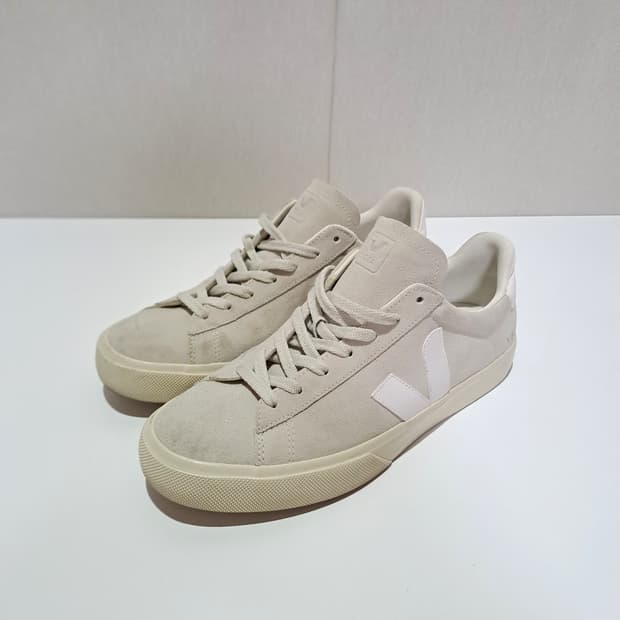 (택포) 프랑스 유기농 브랜드 베자 스웨이드 내츄럴화이트 280 B363