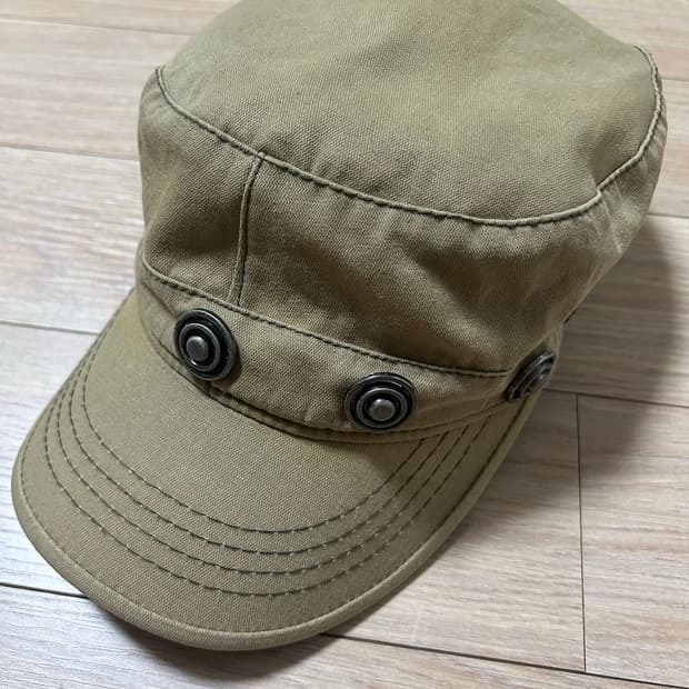 빈티지 y2k 밀리터리 필박스 볼캡