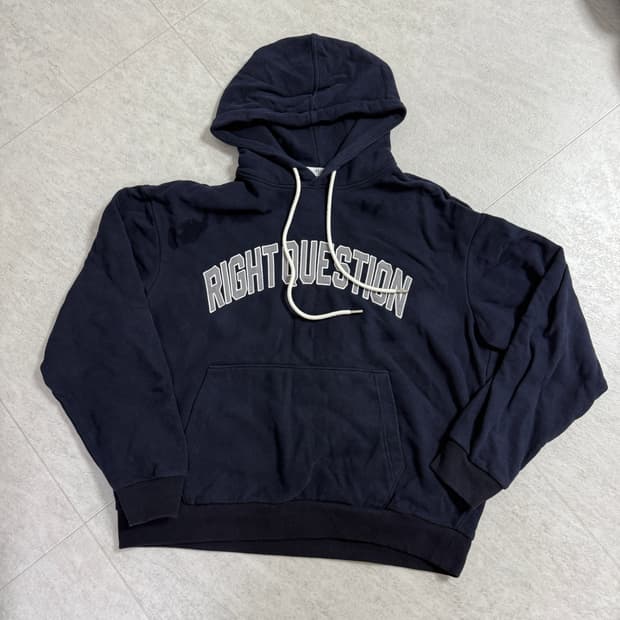 아이젯 캐시미어 네이비 후드티 L사이즈