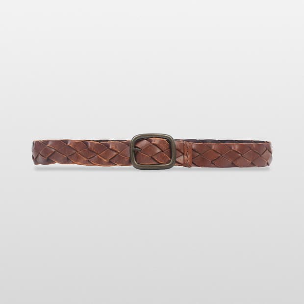 UNKNOWN Antique Buckle Woven Belt 