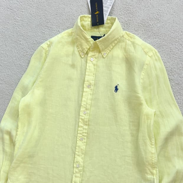 폴로 레몬 린넨 셔츠