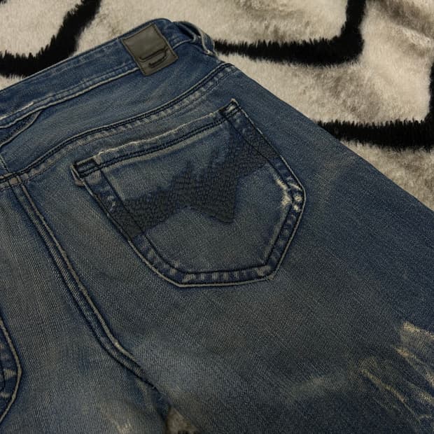 [30]디젤 Thanaz 데미지 데님 팬츠