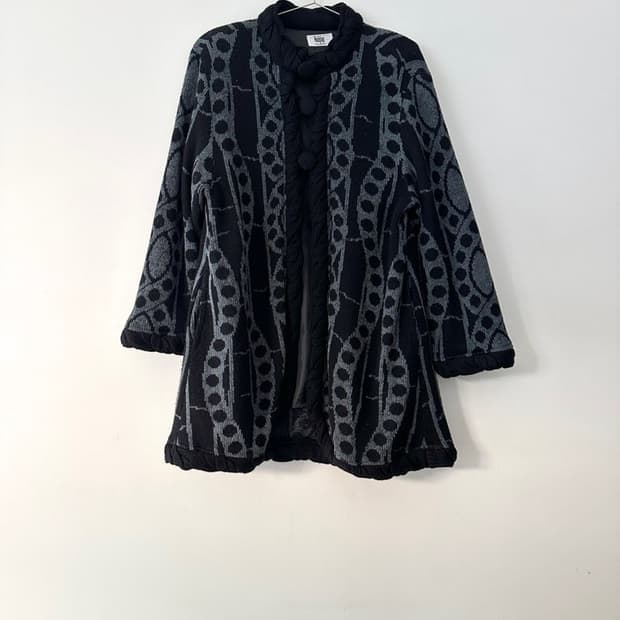 MODIGLIANI wave circle pattern cardigan 