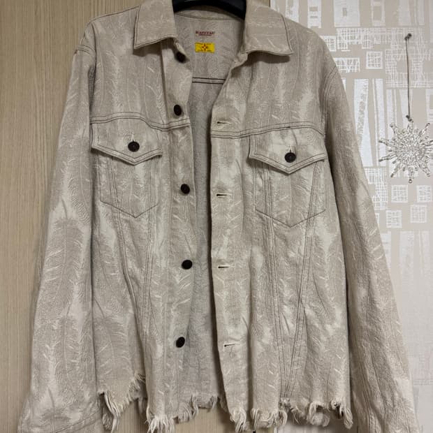 Kapital 12oz feather denim 3rd JKT white