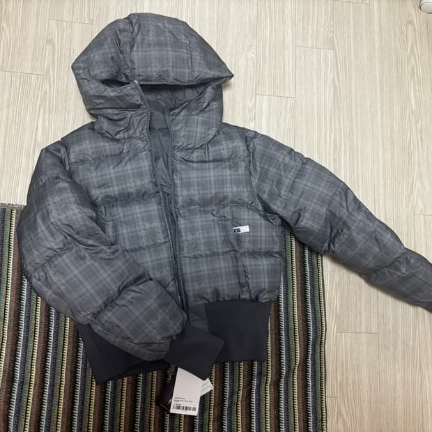 오호스 리버시블 체크 자켓