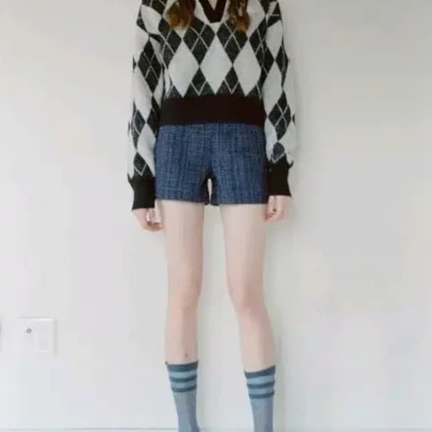 로씨로씨 아가일 니트