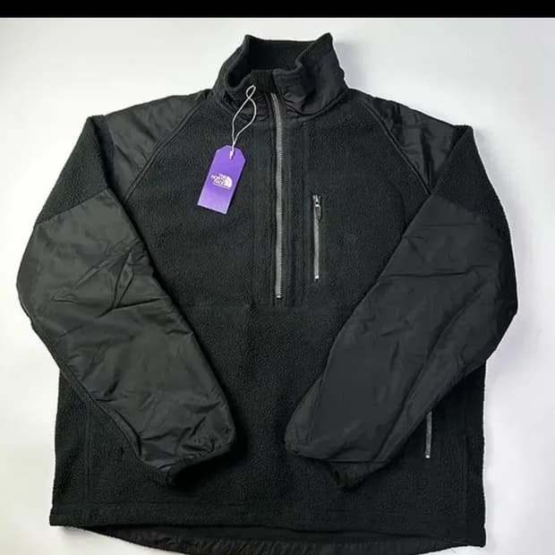 [L]노스페이스 퍼플라벨 플리스 풀오버 맨투맨