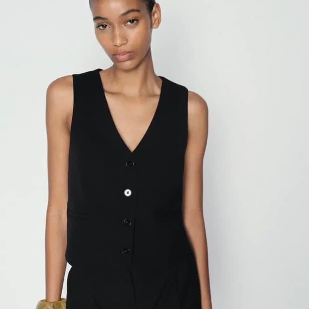 (새상품) 자라 ZARA 테일러드 베스트 조끼
