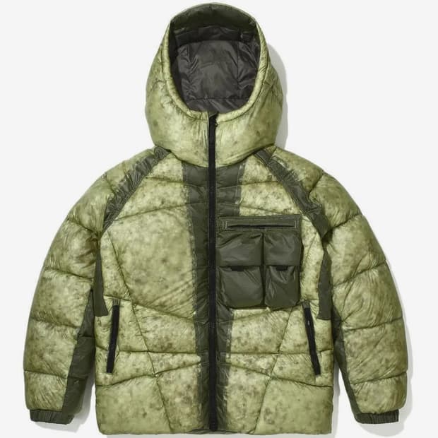 밥캣어패럴 메테오 구스다운 패딩 아보카도 M