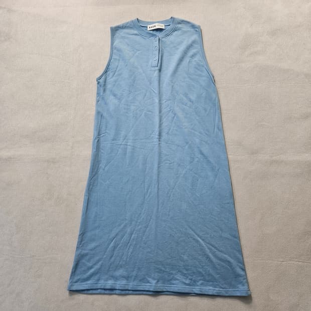 F 바온 헨리넥 민소매 롱 원피스 0325Y