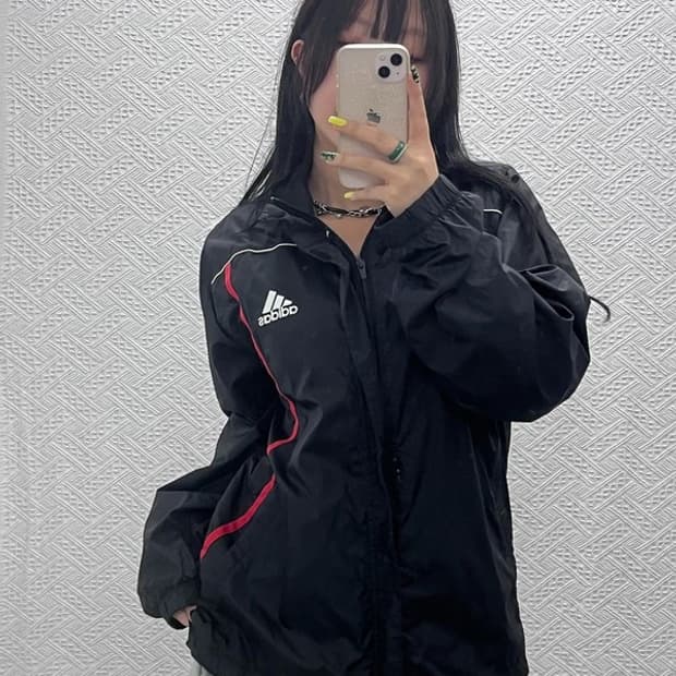 아디다스 올드스쿨 빈티지 바람막이 자켓 100 C07488