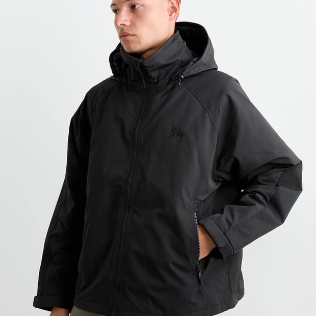 스투시 숏 밀리터리 파카