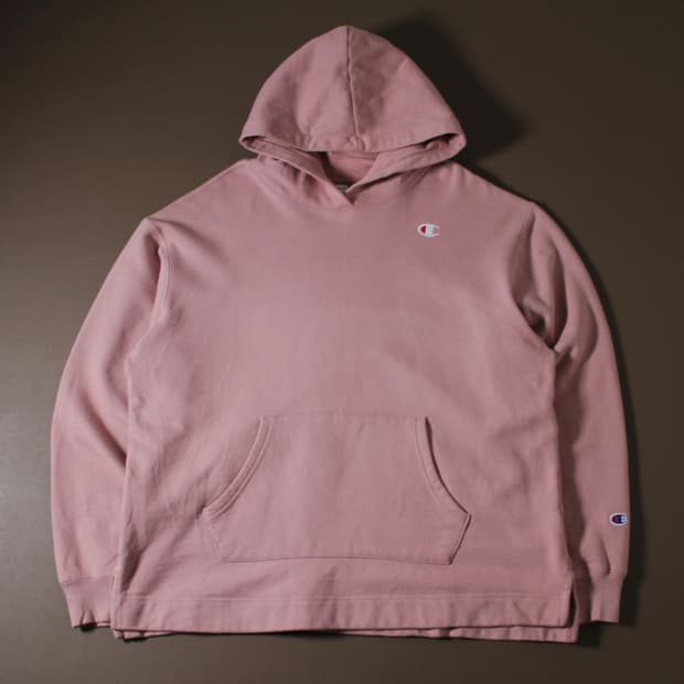Champion 챔피온 핑크 기모 후드티