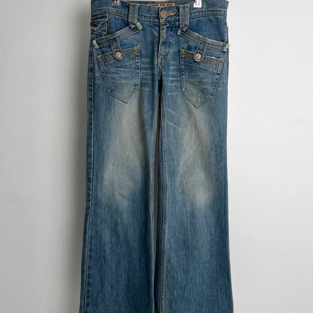 EDGE ON ALL 빈티지 부츠컷 데님팬츠