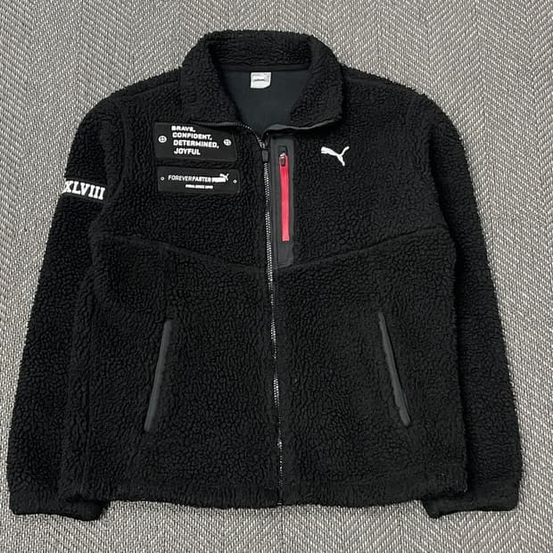 퓨마 패치 플리스 집업 v0182