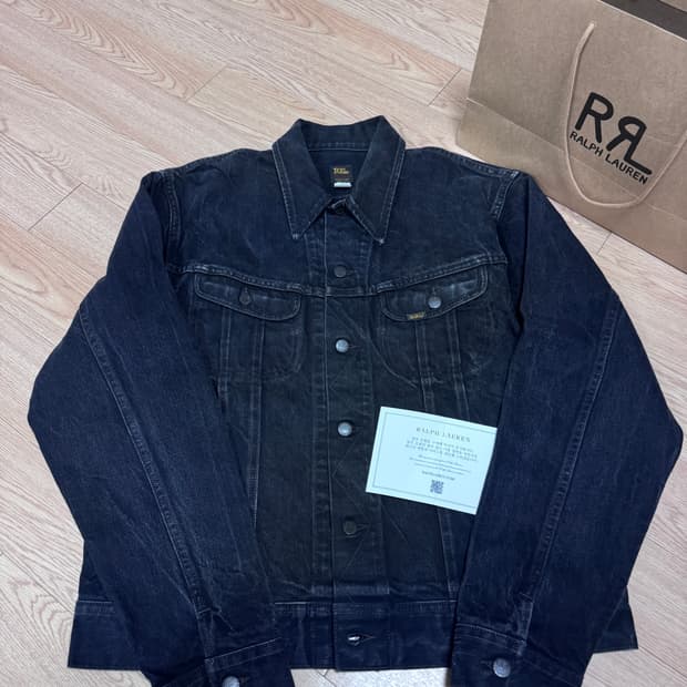 RRL 더블알엘 Lot.271 블랙 트러커 자켓 L 멕시코산