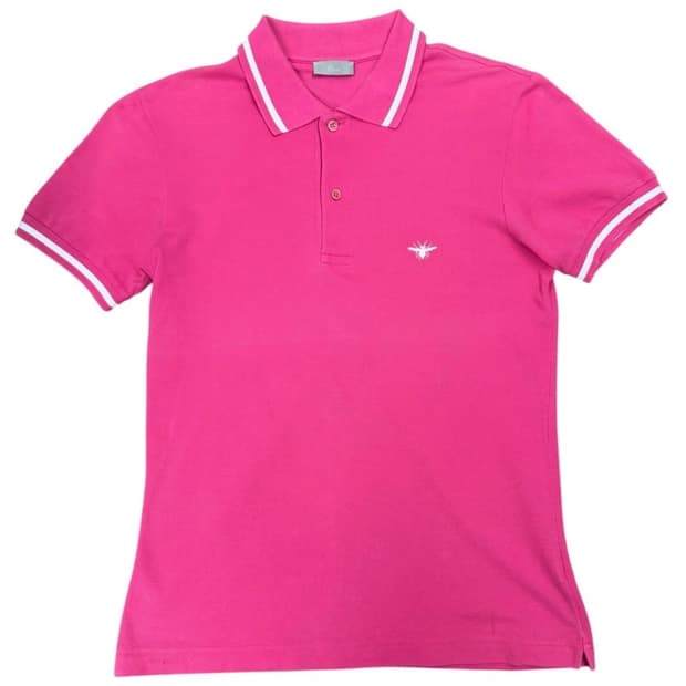 Dior homme bee pink polo shirts