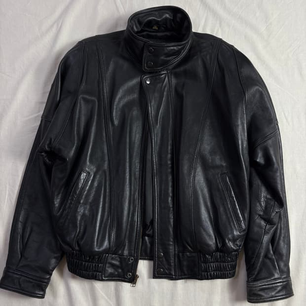 Vintage Genuine Leather 빈티지 천연가죽 자켓 M