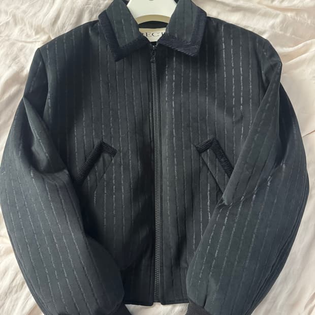 렉토 23FW 콘트라스트 벨벳 자켓 s size