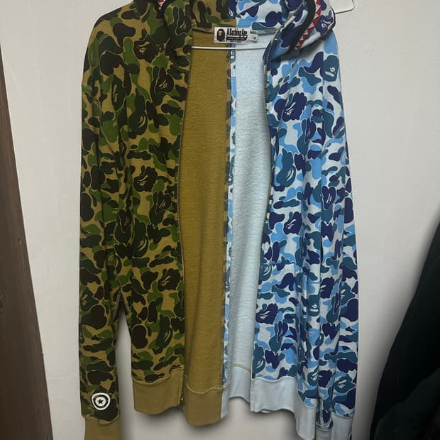 베이프 후드집업 xl