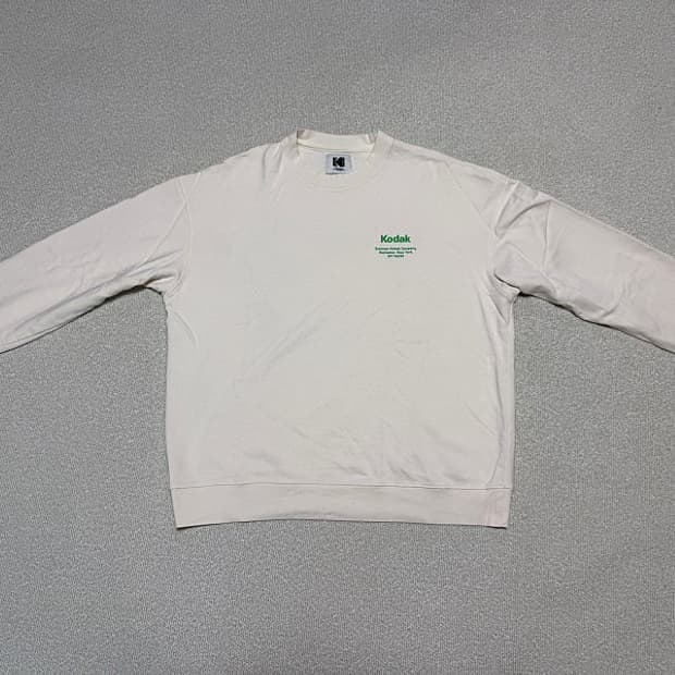 코닥 맨투맨 티셔츠 남성용 110사이즈