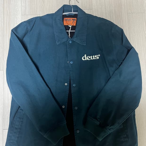 데우스 레코드 코리아 캔버스 코치 자켓