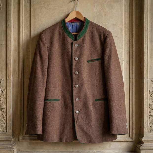 European Tyrolean Herringbone Jacket
