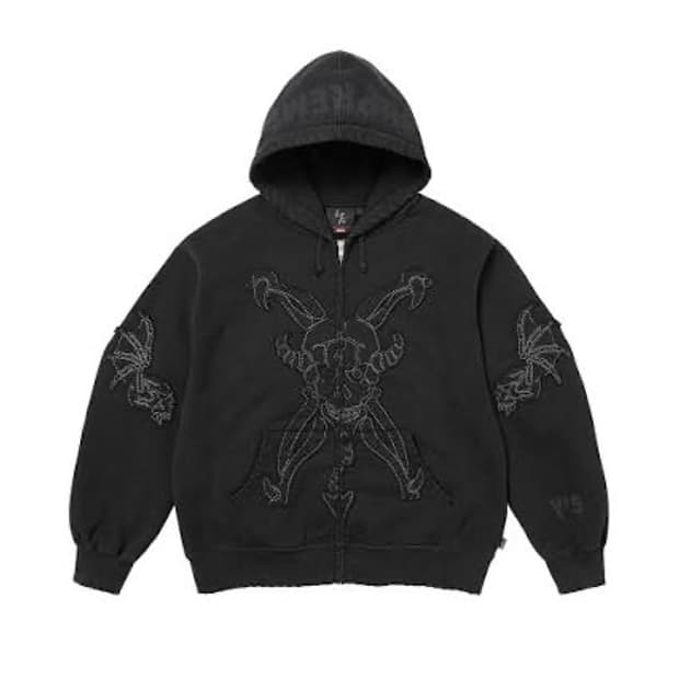 [L to XL 교환 가능] 슈프림 요지 야마모토 후드 집업 블랙