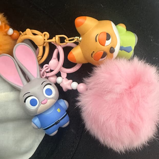 주토피아 키링 닉 & 주디