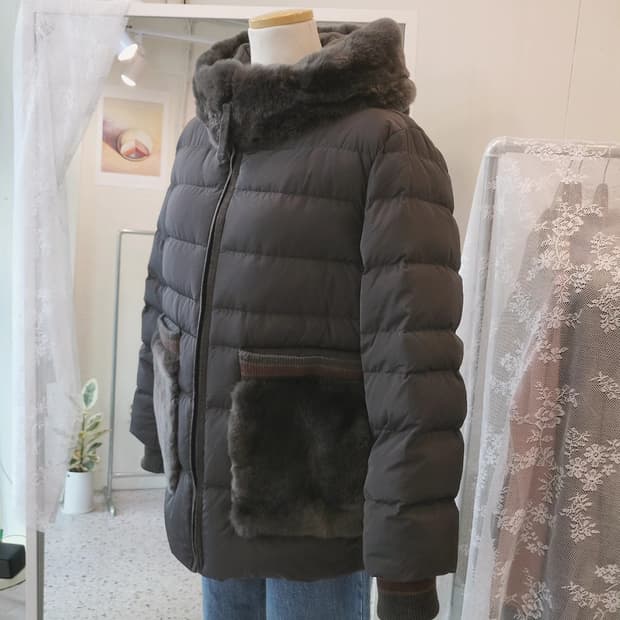 Kayesu 래핏퍼 구스다운 패딩