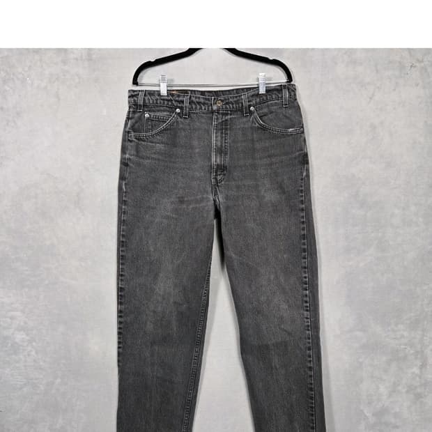 [USA제/오렌지탭] 빈티지 리바이스 550 릴랙스핏 블랙 (W38 L3