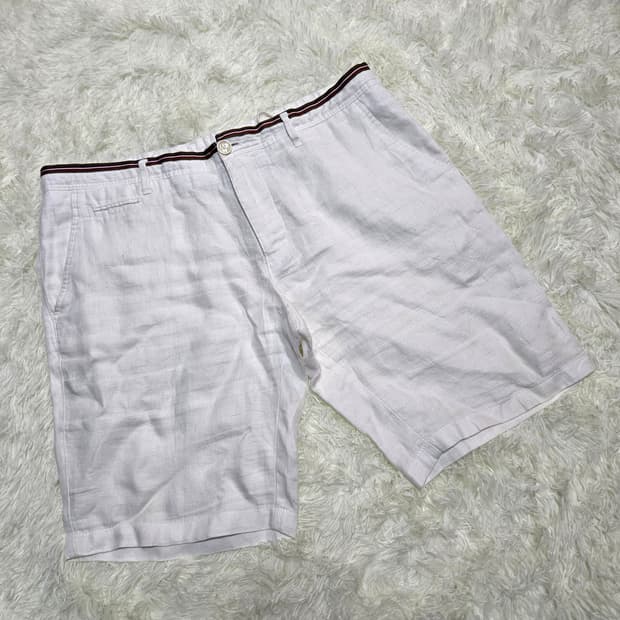 자라(ZARA) 린넨 사이드라인 반바지 36~