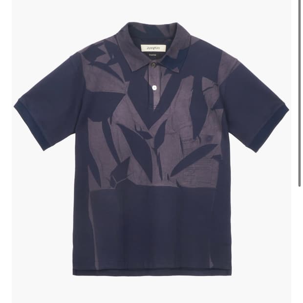 지용킴 Sun-Bleached Pack Polo T-Shirt  네이비 
