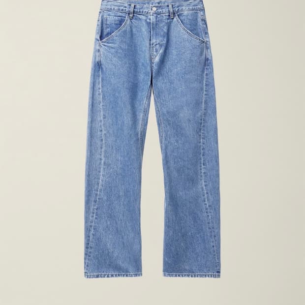 EE E02 BELTED ENGINEERED DENIM PANTS XS