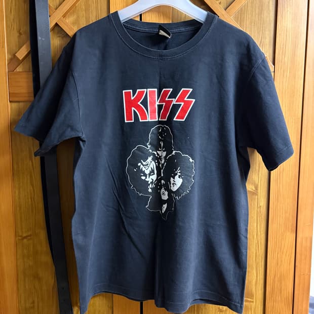 키스 빈티지 반팔 밴드티