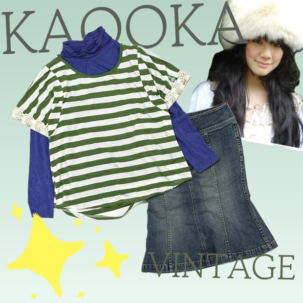 🎨하구미의 괴짜 데코라 코디세트🎨 팝갸루 레이스 데님스커트 그런지 