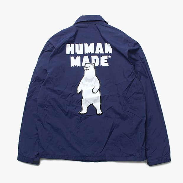  HUMAN MADE "Navy Coach Jacket"