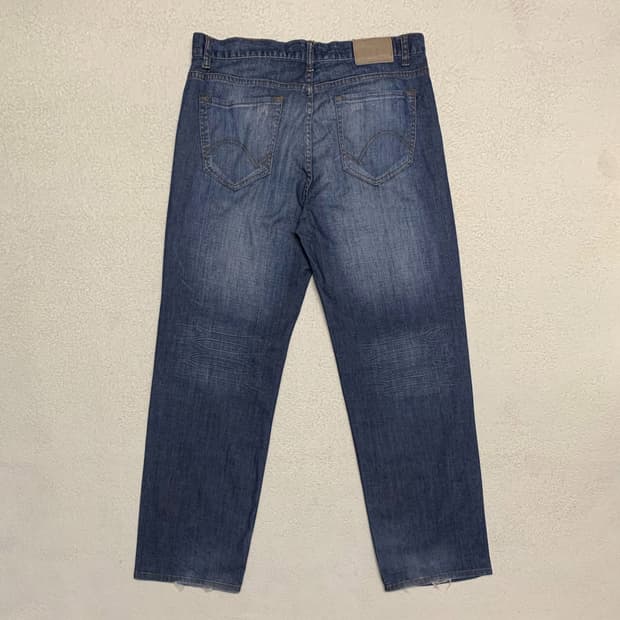 [표기 34, 실측 37] 디키즈 와이드 스트레이트핏 데님팬츠