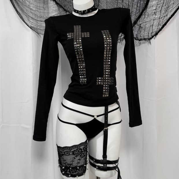 minga london cross t-shirt