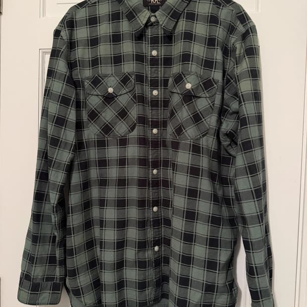 RRL 더블알엘 프레스터 샤모아 워크셔츠