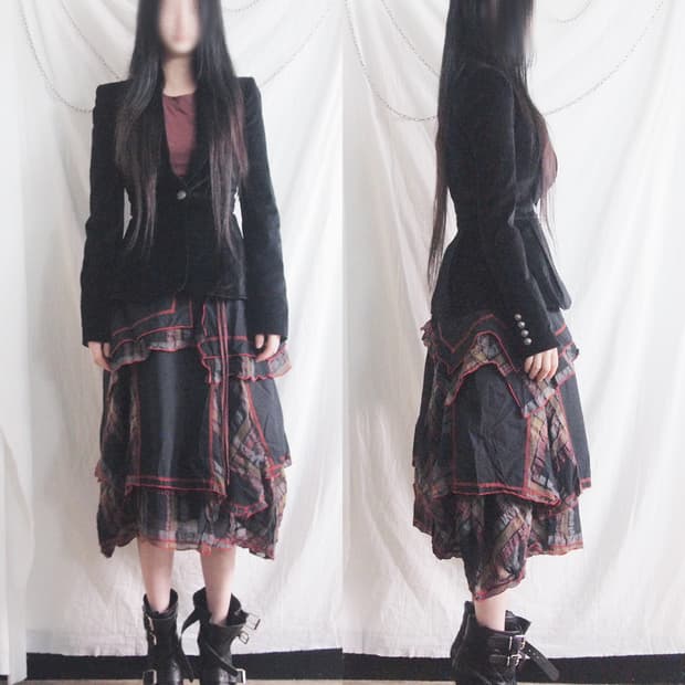 alice+olivia 벨벳 스웨이드 크롭컷 슬림핏 블레이져