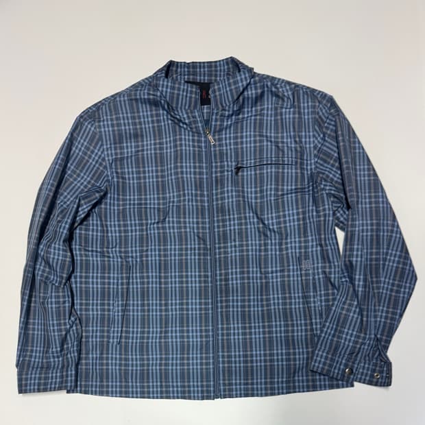 닥스 daks 골프 체크 패턴 바람막이 자켓 XL